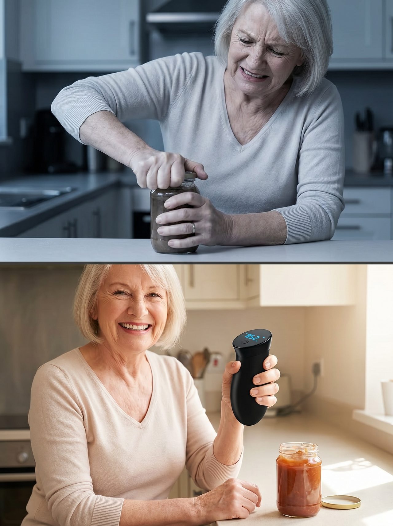 Comparison of elderly with and without VitalGrip